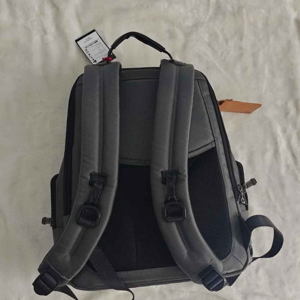 New TUMI Parrish Laptop Backpack 15 Inch Computer Grey - Picture 8 of 10